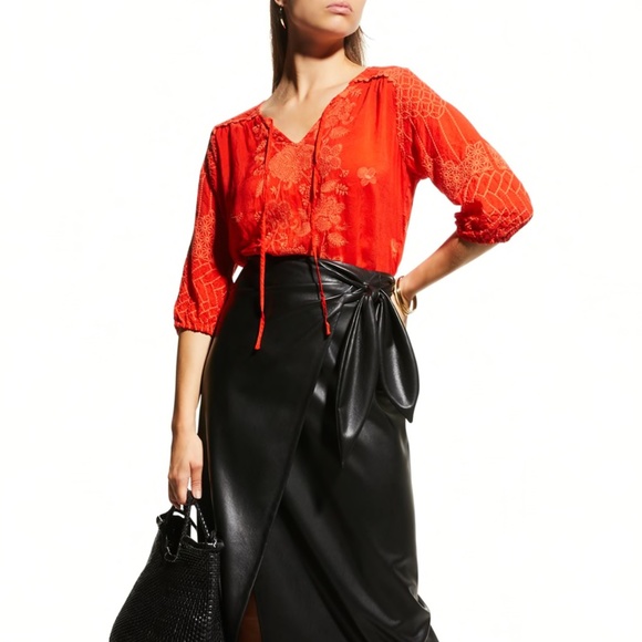 Johnny Was Jolie Selena 3/4-Sleeve Tunic